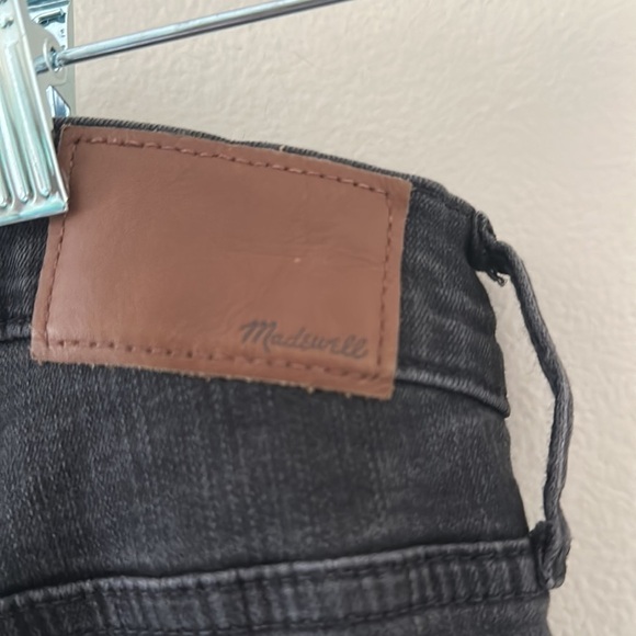 Madewell Cali Demi-Boot Grey Wash Size 27 Tall Frayed Hem - Picture 8 of 11